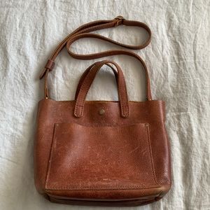 Portland Leather Goods mini crossbody tote